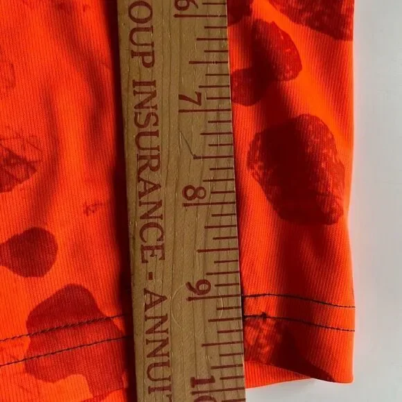 Under Armour Orange Camo Basketball Shorts Men’s Small 10 inseam - Picture 6 of 8